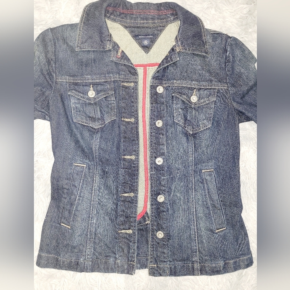 Tommy Hilfiger Premium Fit Denim Jacket, Size S - Picture 3 of 6